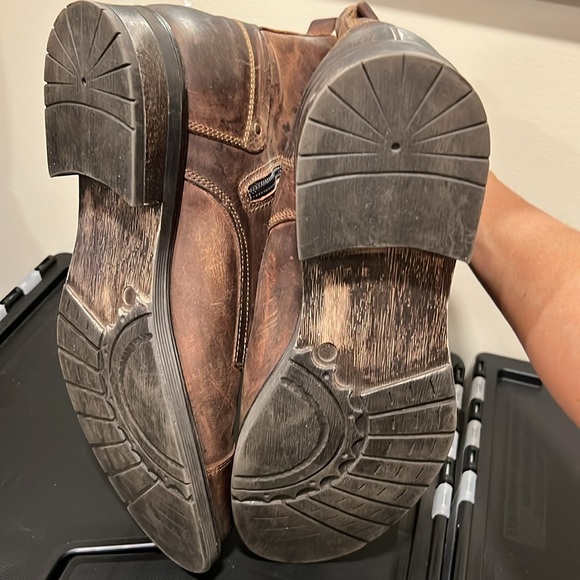 GBX Men's Brown Lace-Up Boot Side Zip Ankle boot - Picture 5 of 8